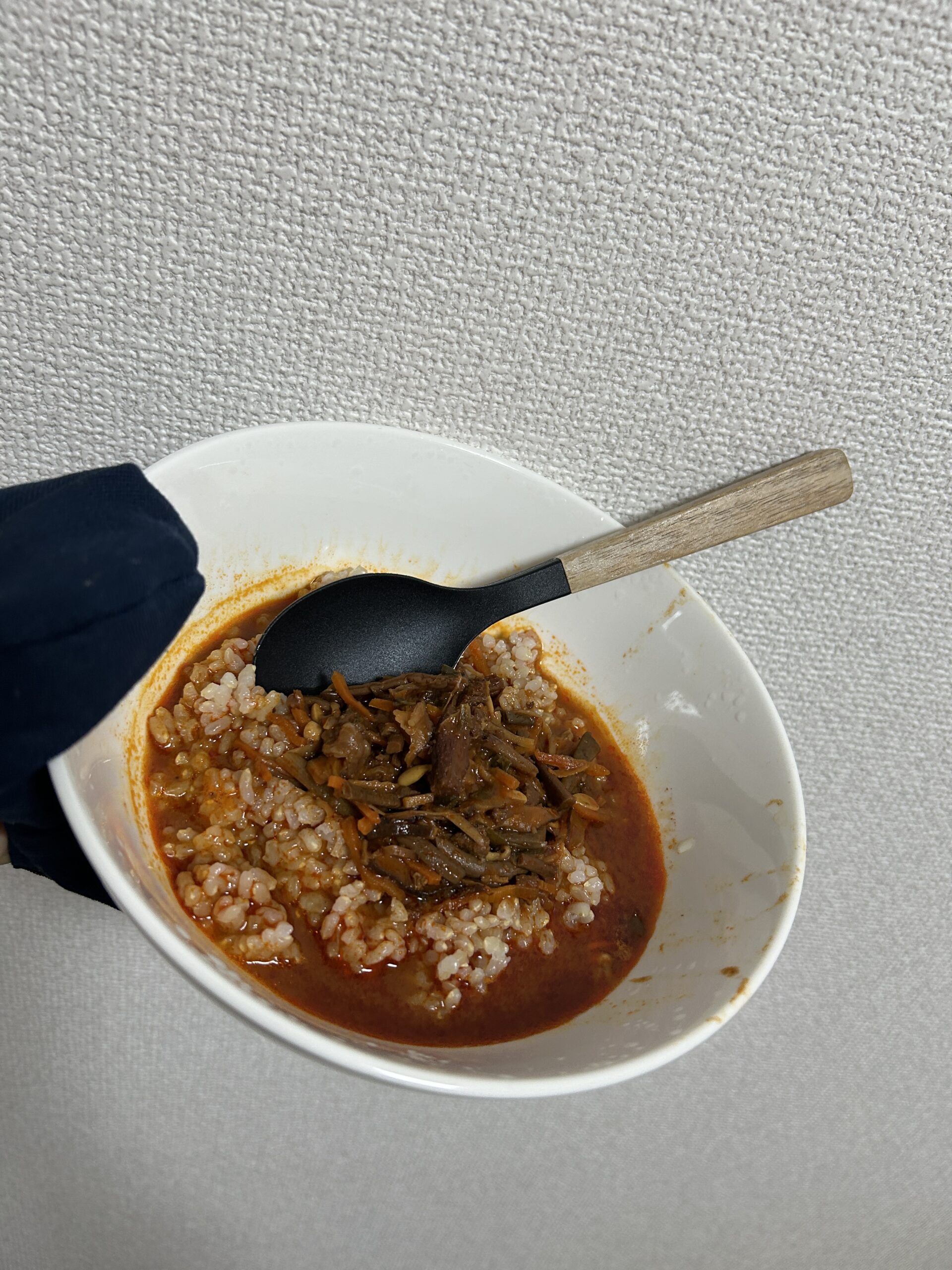 ご飯にかけた状態