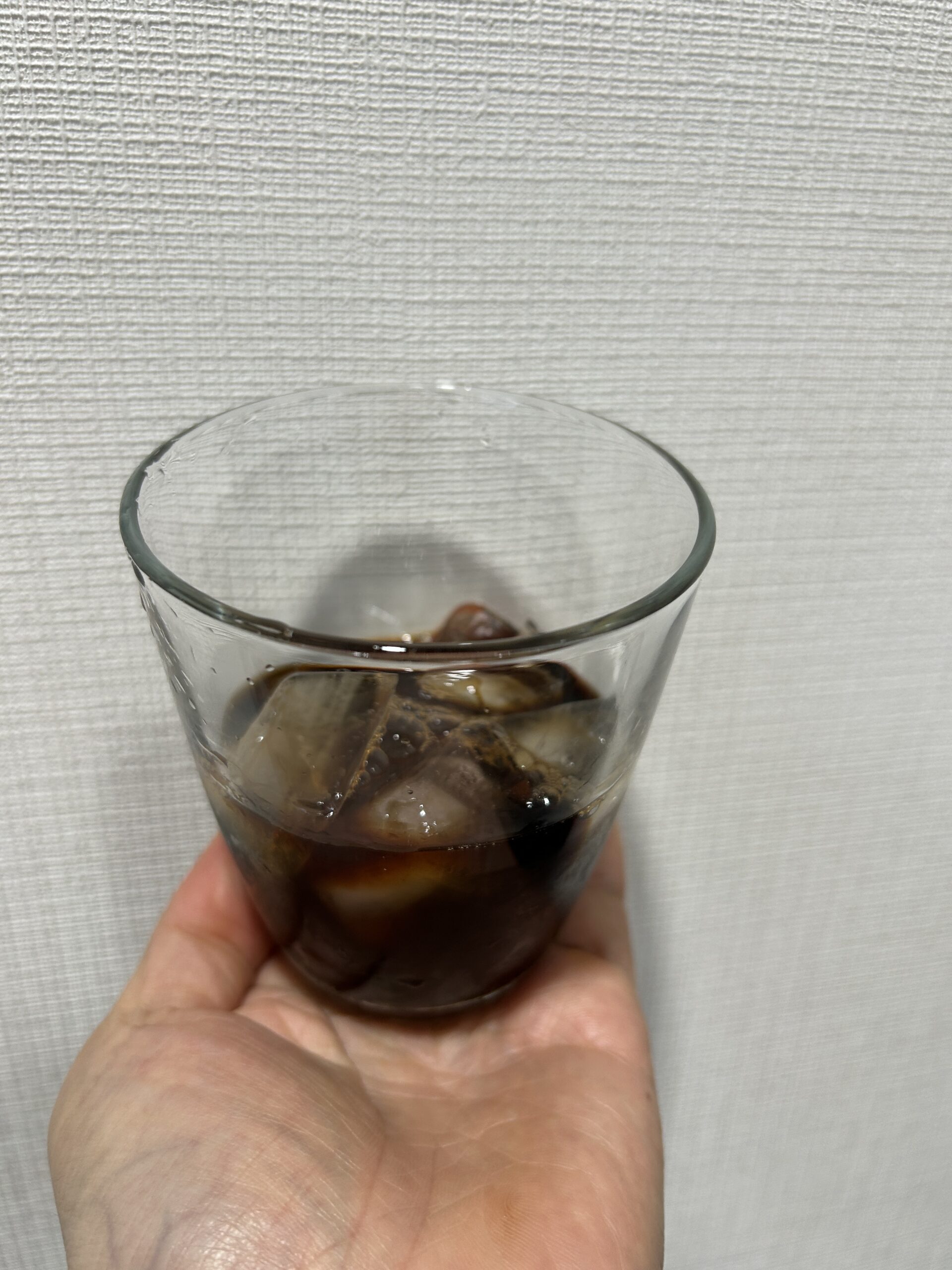 カフェオレベースで作ったアイスカフェオレ