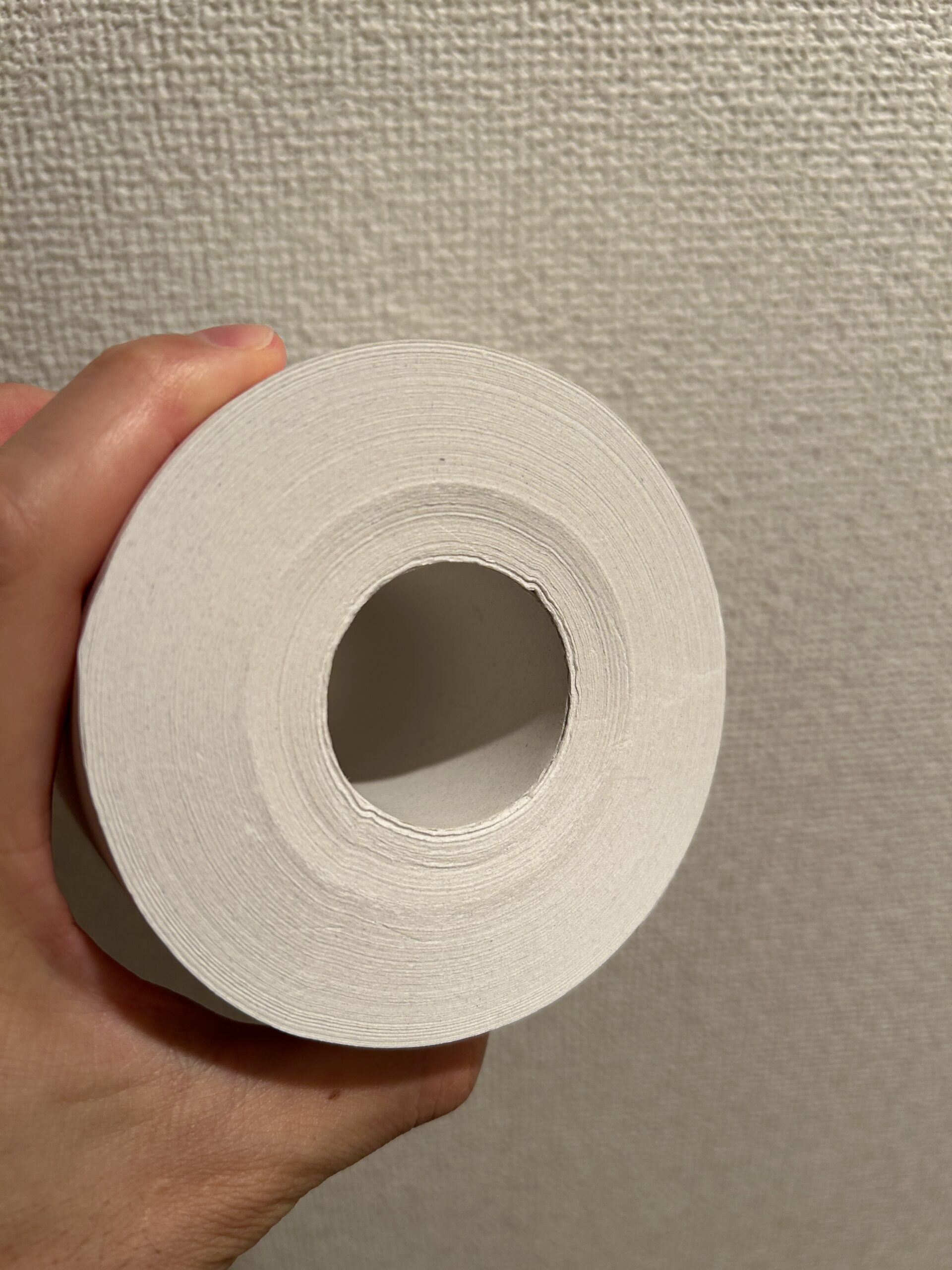 芯なし設計の最後まで使い切れる様子