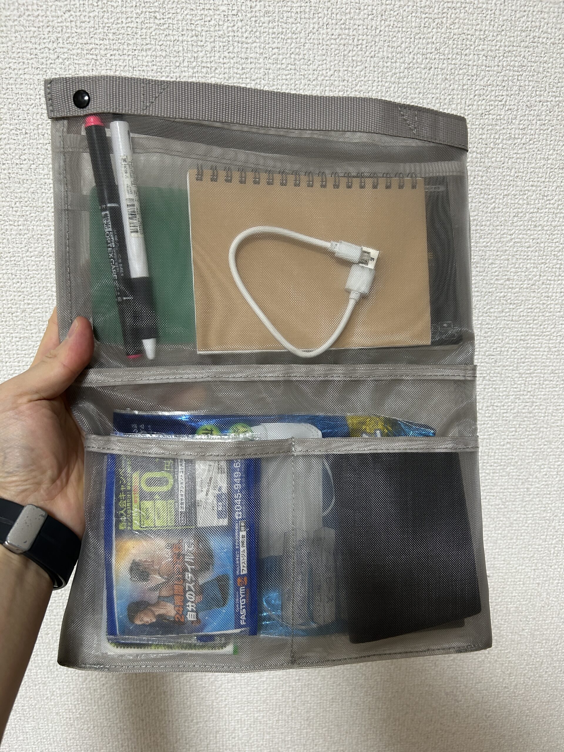 ブリーフィングバッグ内での使用状況